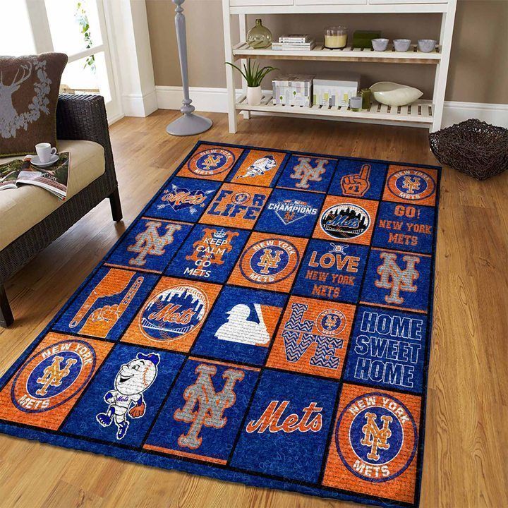 Amazon New York Mets Living Room Area Rug