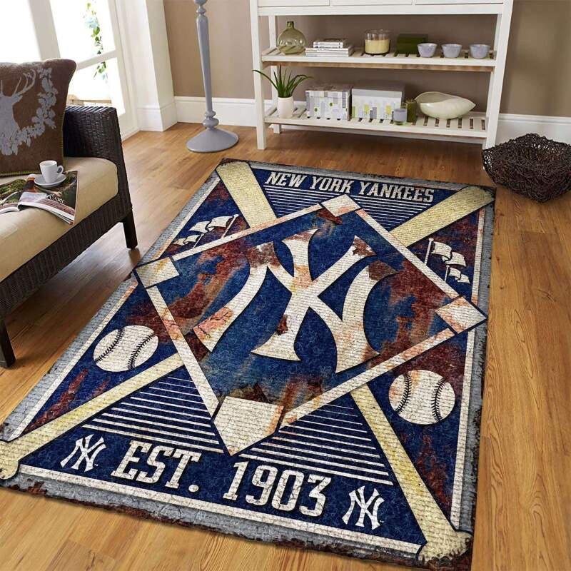 Amazon New York Yankees Living Room Area Rug