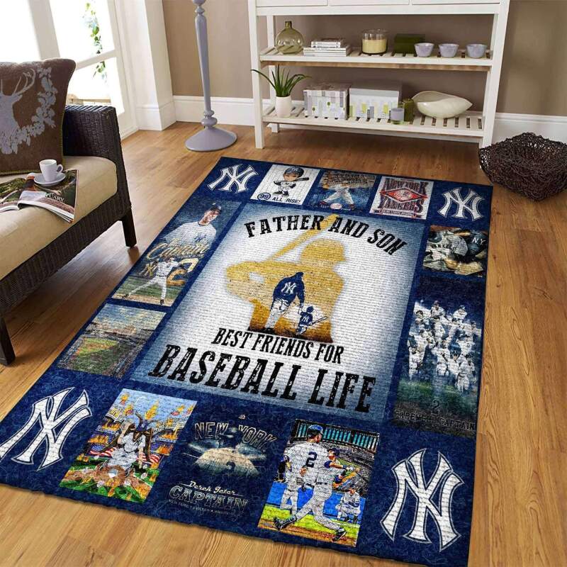 Amazon New York Yankees Living Room Area Rug