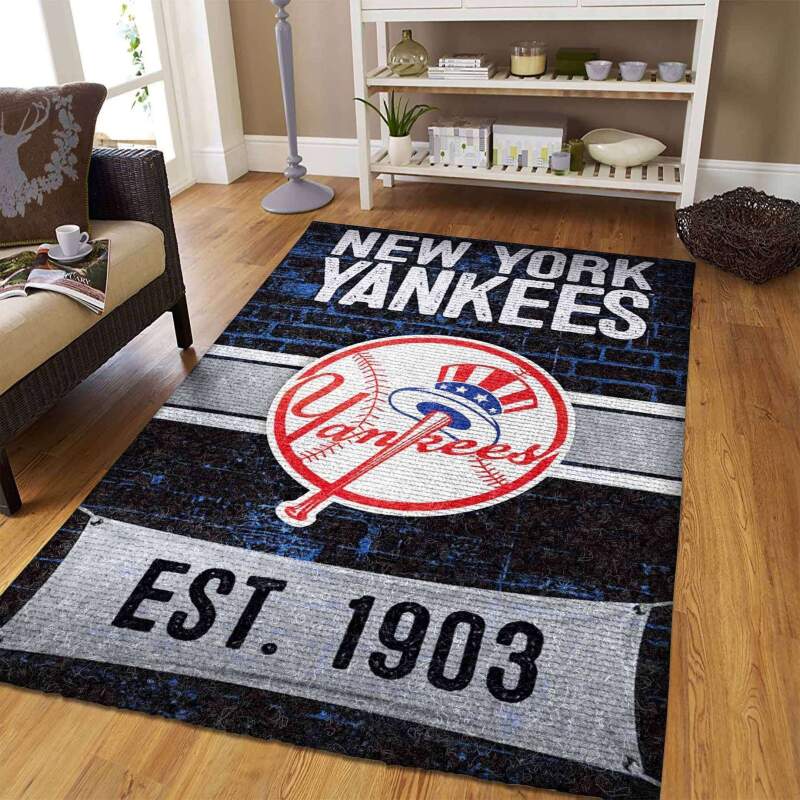Amazon New York Yankees Living Room Area Rug