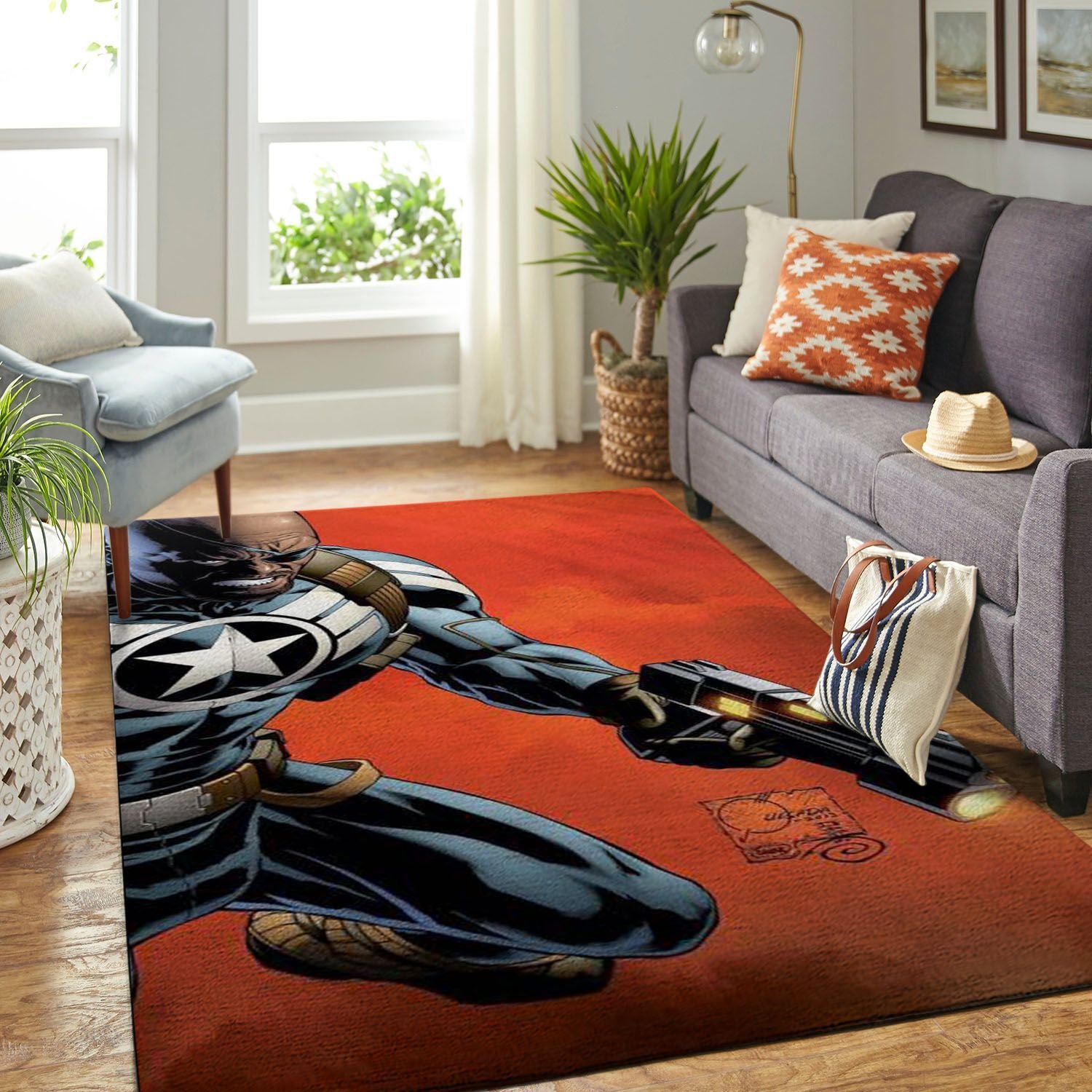 Amazon Nick Fury Living Room Area Rug