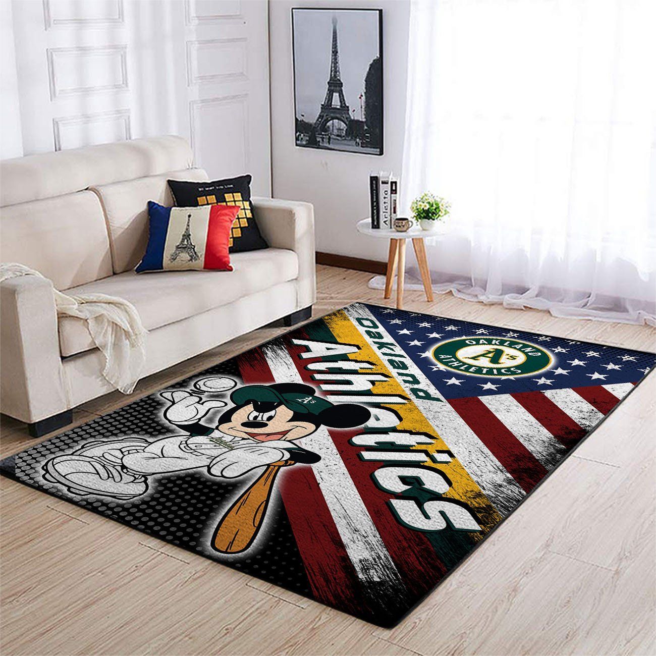 Amazon Oakland Athletics Living Room Area Rug