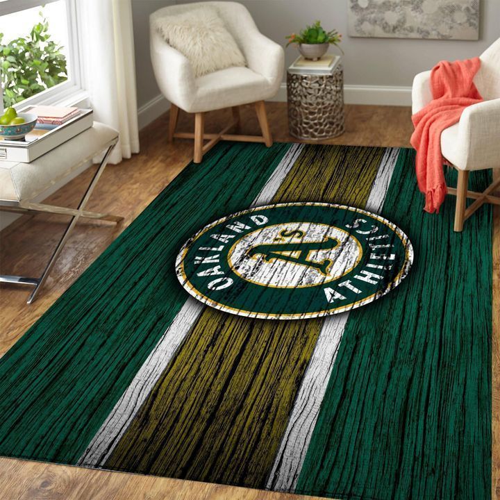 Amazon Oakland Athletics Living Room Area Rug