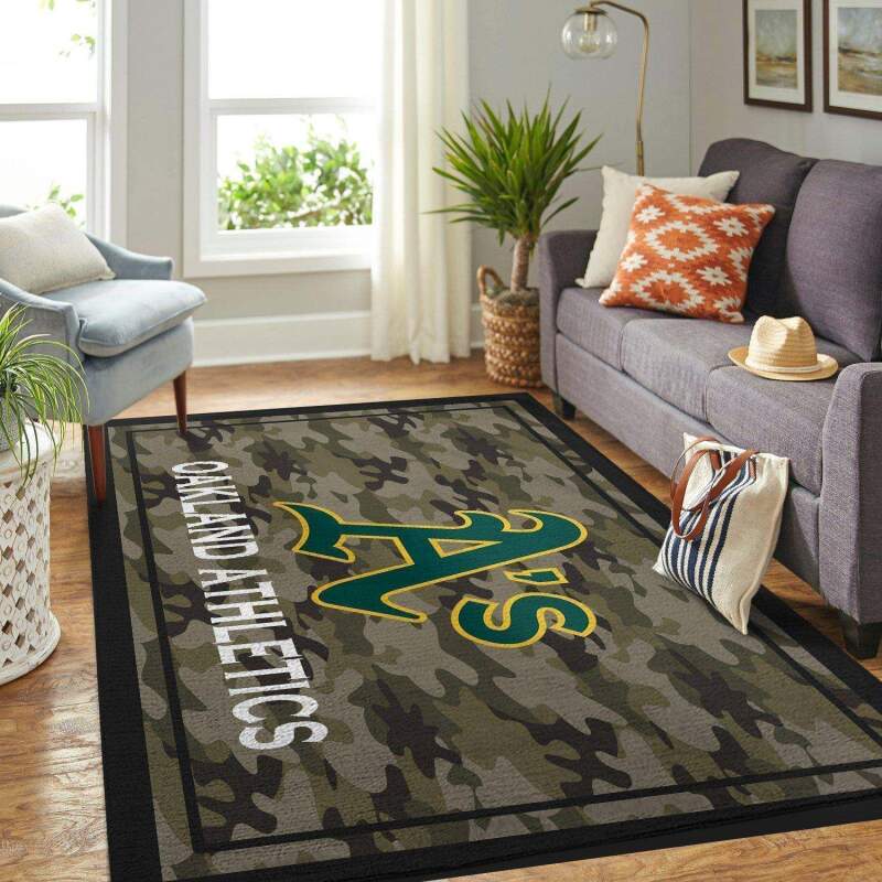 Amazon Oakland Athletics Living Room Area Rug
