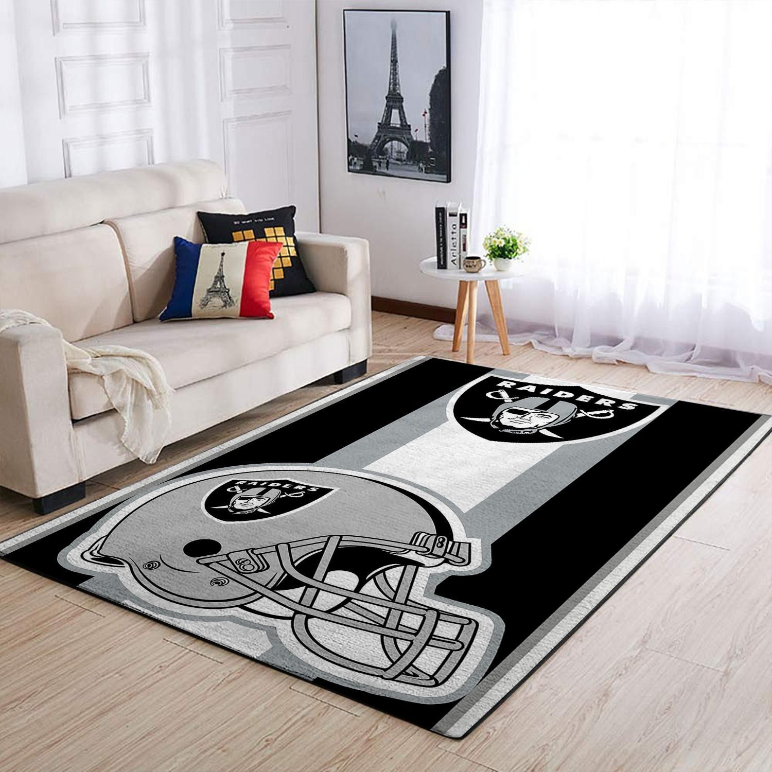 Amazon Oakland Raiders Living Room Area Rug