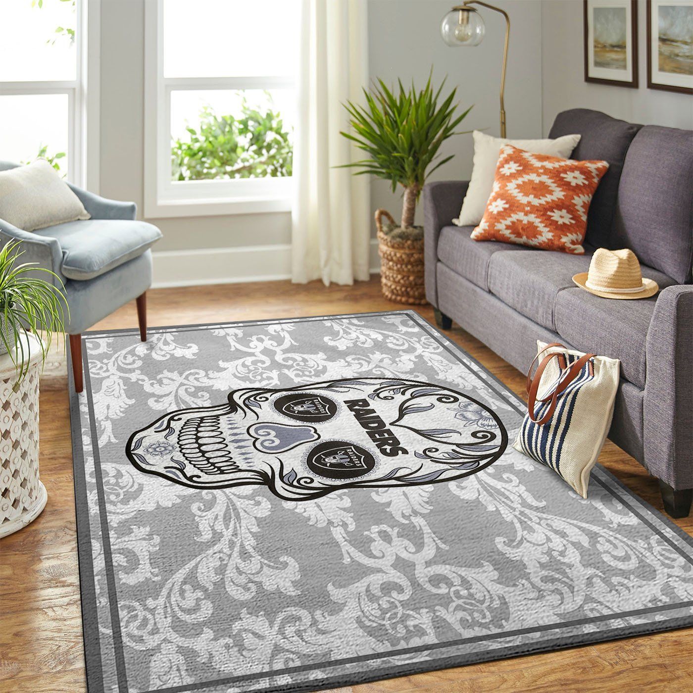 Amazon Oakland Raiders Living Room Area Rug