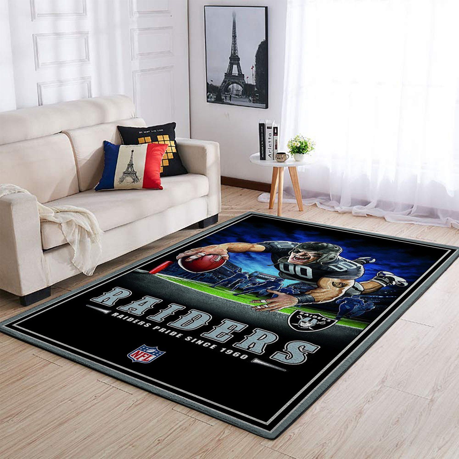 Amazon Oakland Raiders Living Room Area Rug