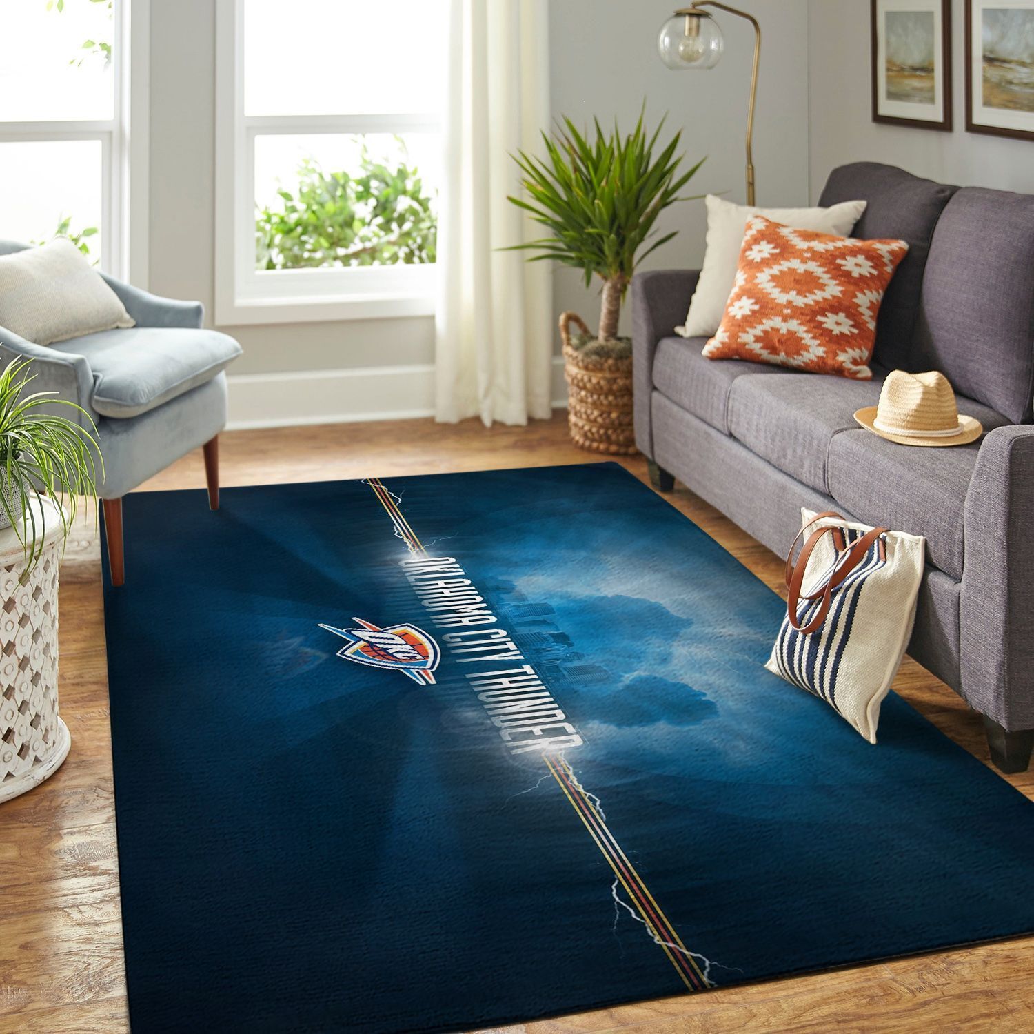 Amazon Oklahoma City Thunder Living Room Area Rug 4 Amazon Oklahoma City Thunder Living Room Area Rug