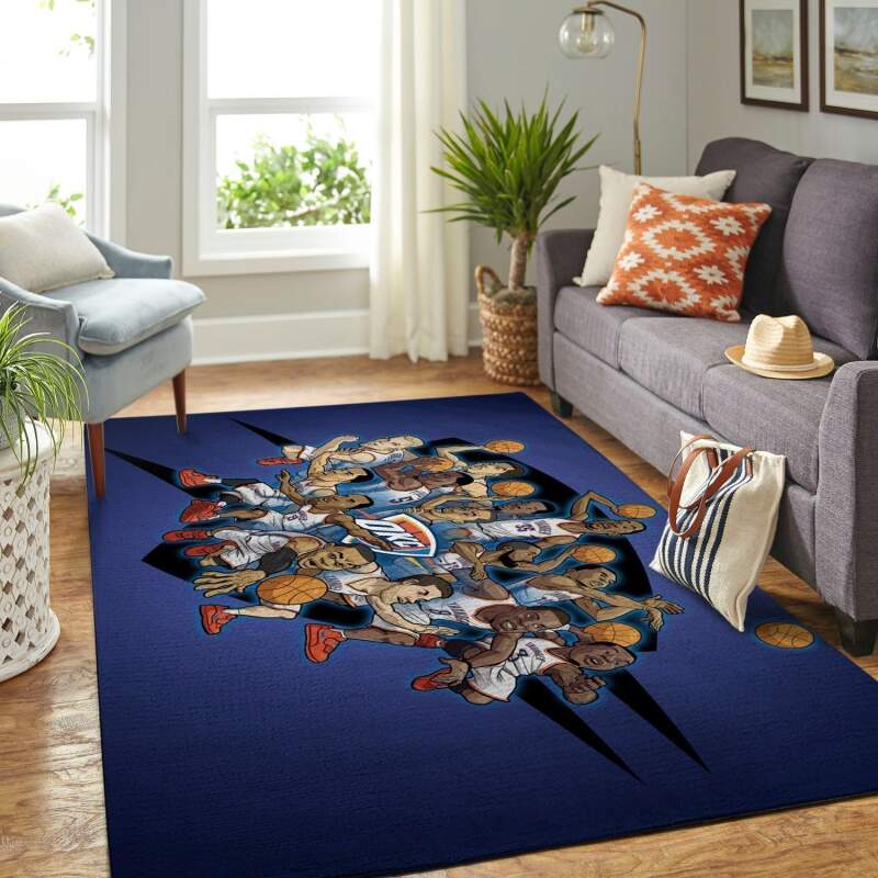 Amazon Oklahoma City Thunder Living Room Area Rug