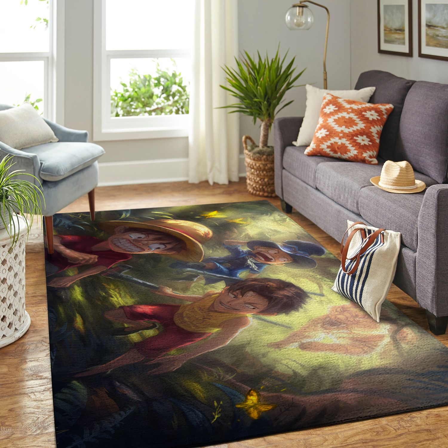 Amazon Onepiece-luffy Living Room Area Rug