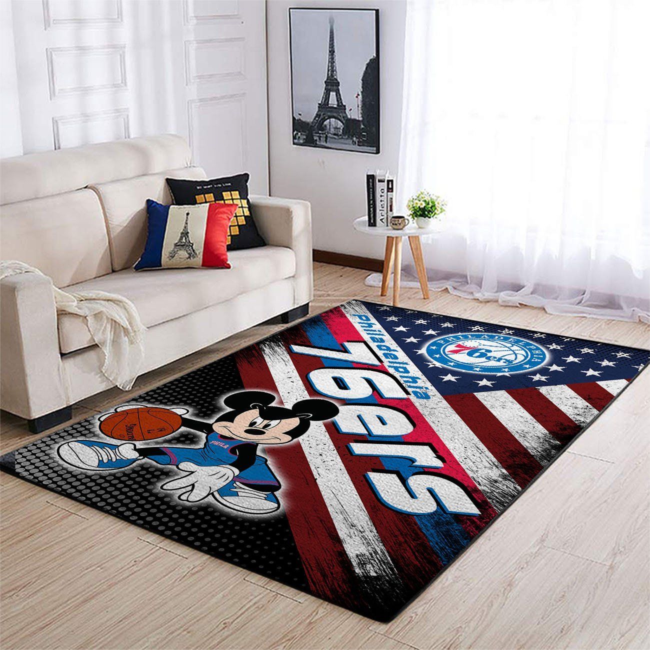 Amazon Philadelphia 76ers Living Room Area Rug