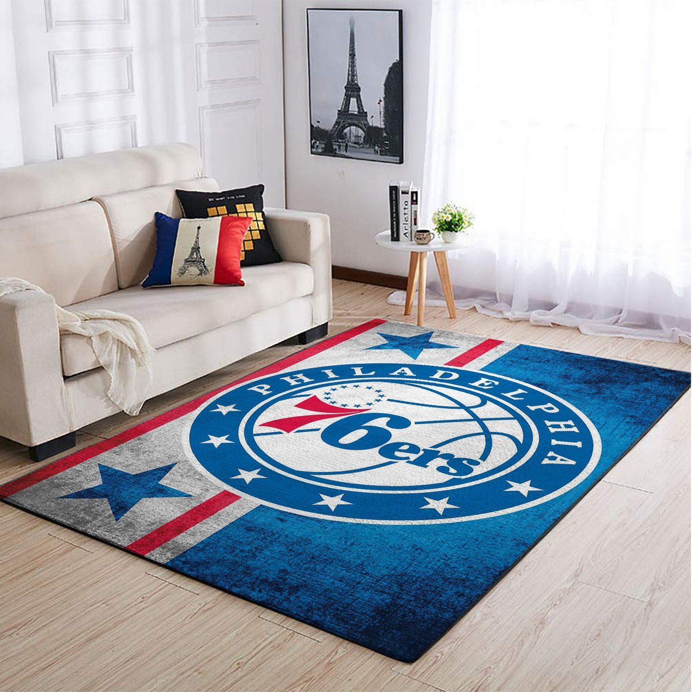 Amazon Philadelphia 76ers Living Room Area Rug