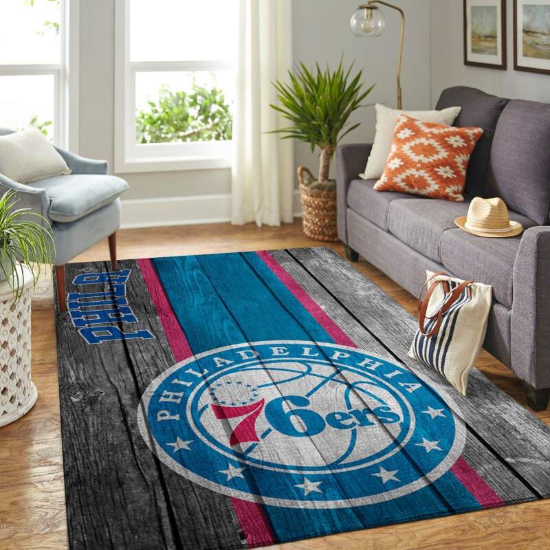 Amazon Philadelphia 76ers Living Room Area Rug