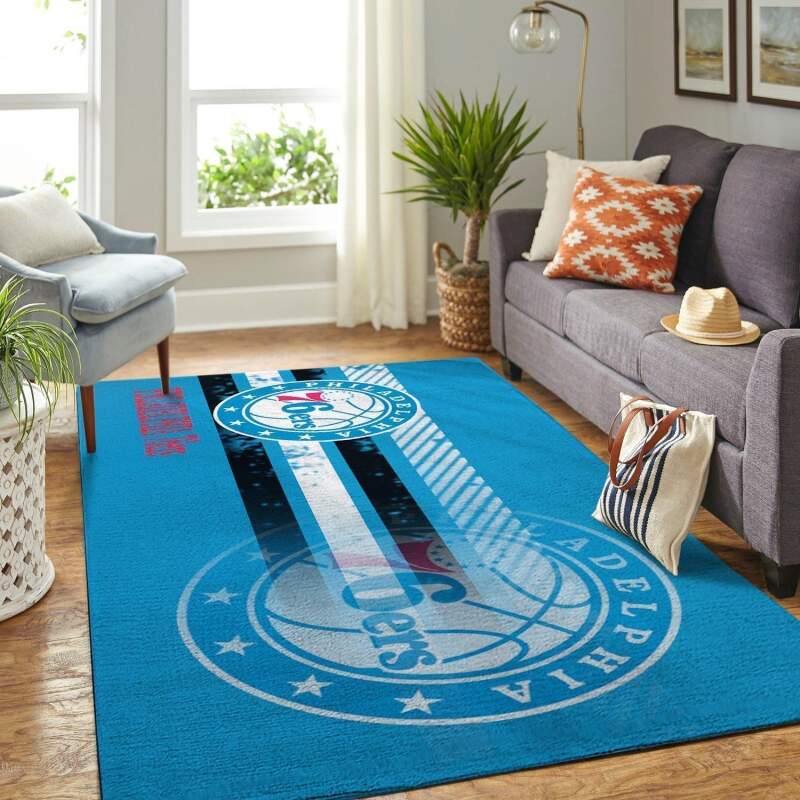 Amazon Philadelphia 76ers Living Room Area Rug