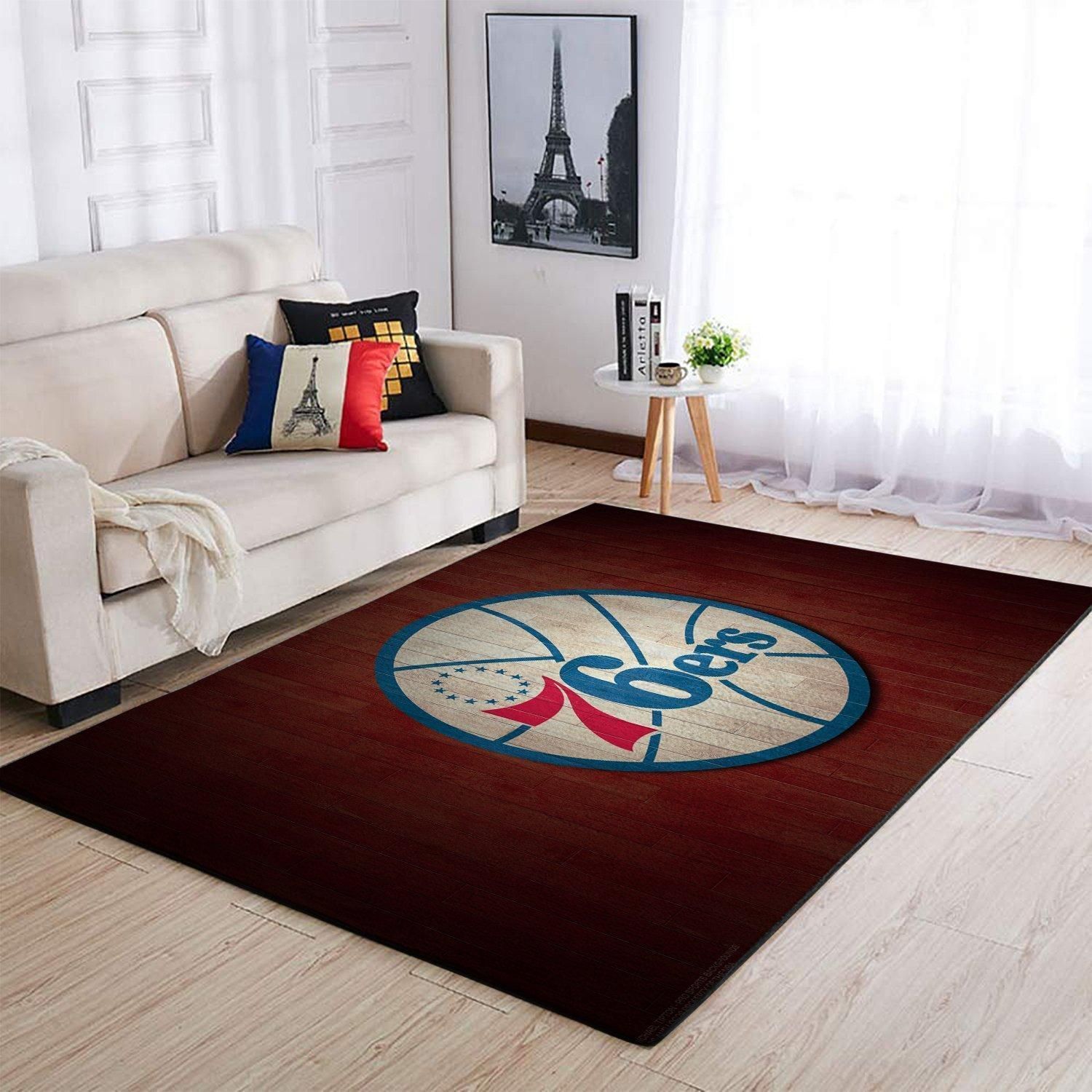 Amazon Philadelphia 76ers Living Room Area Rug