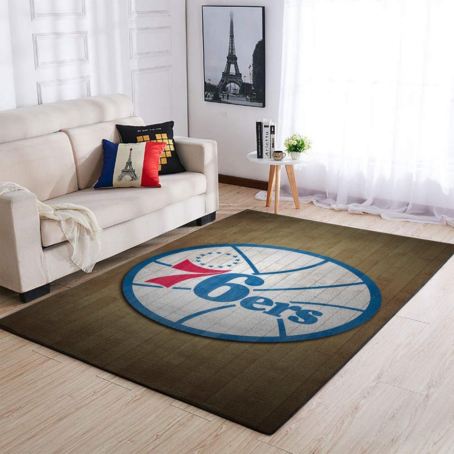 Amazon Philadelphia 76ers Living Room Area Rug