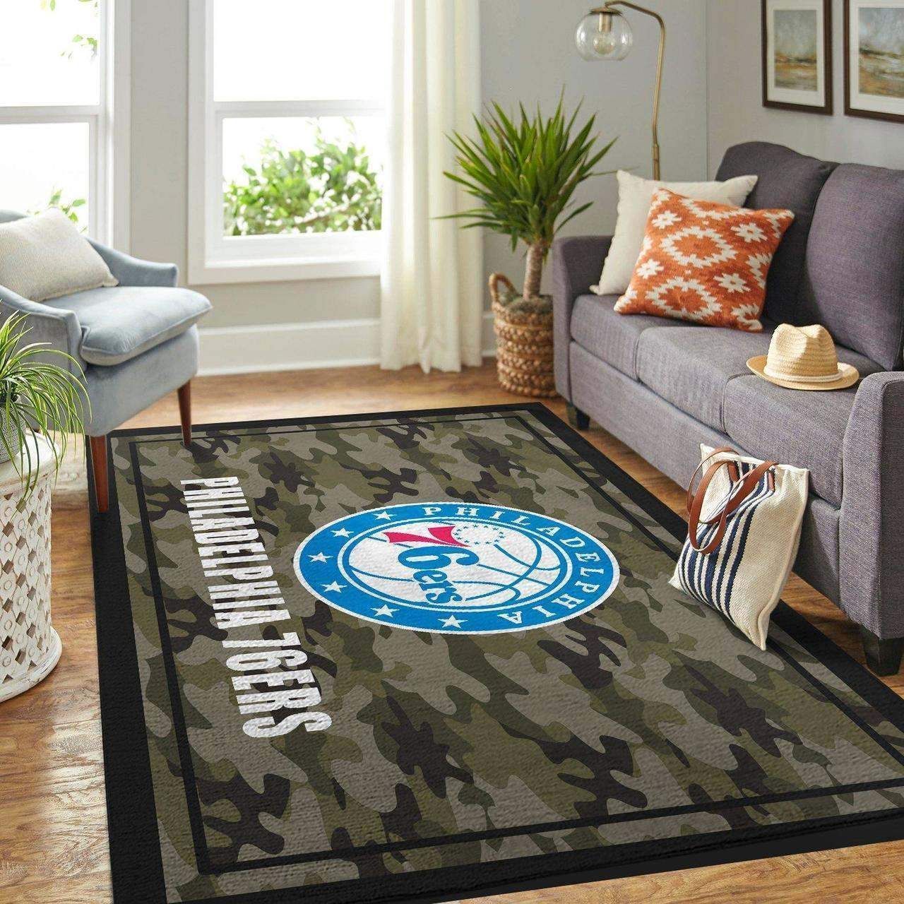 Amazon Philadelphia 76ers Living Room Area Rug