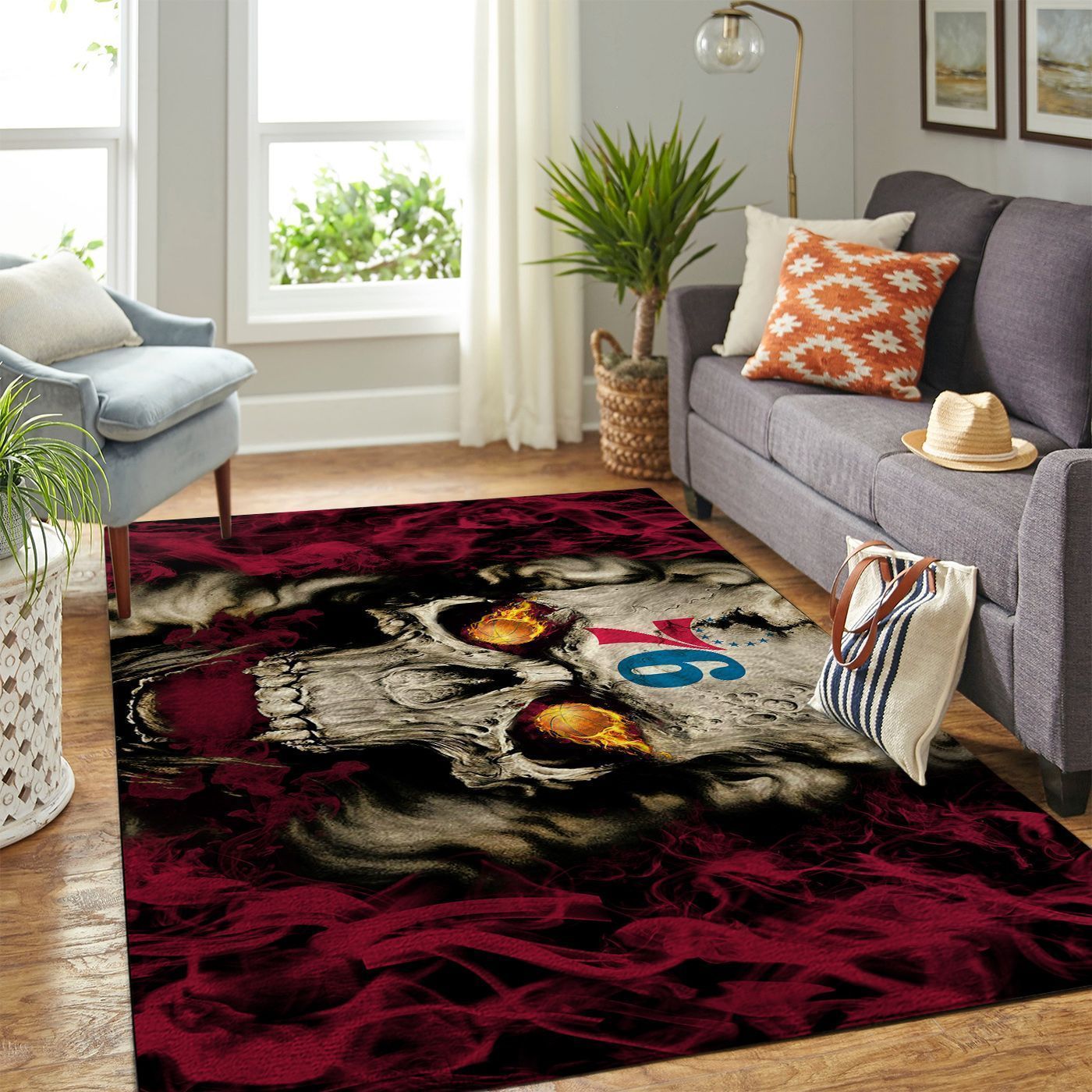 Amazon Philadelphia 76ers Living Room Area Rug