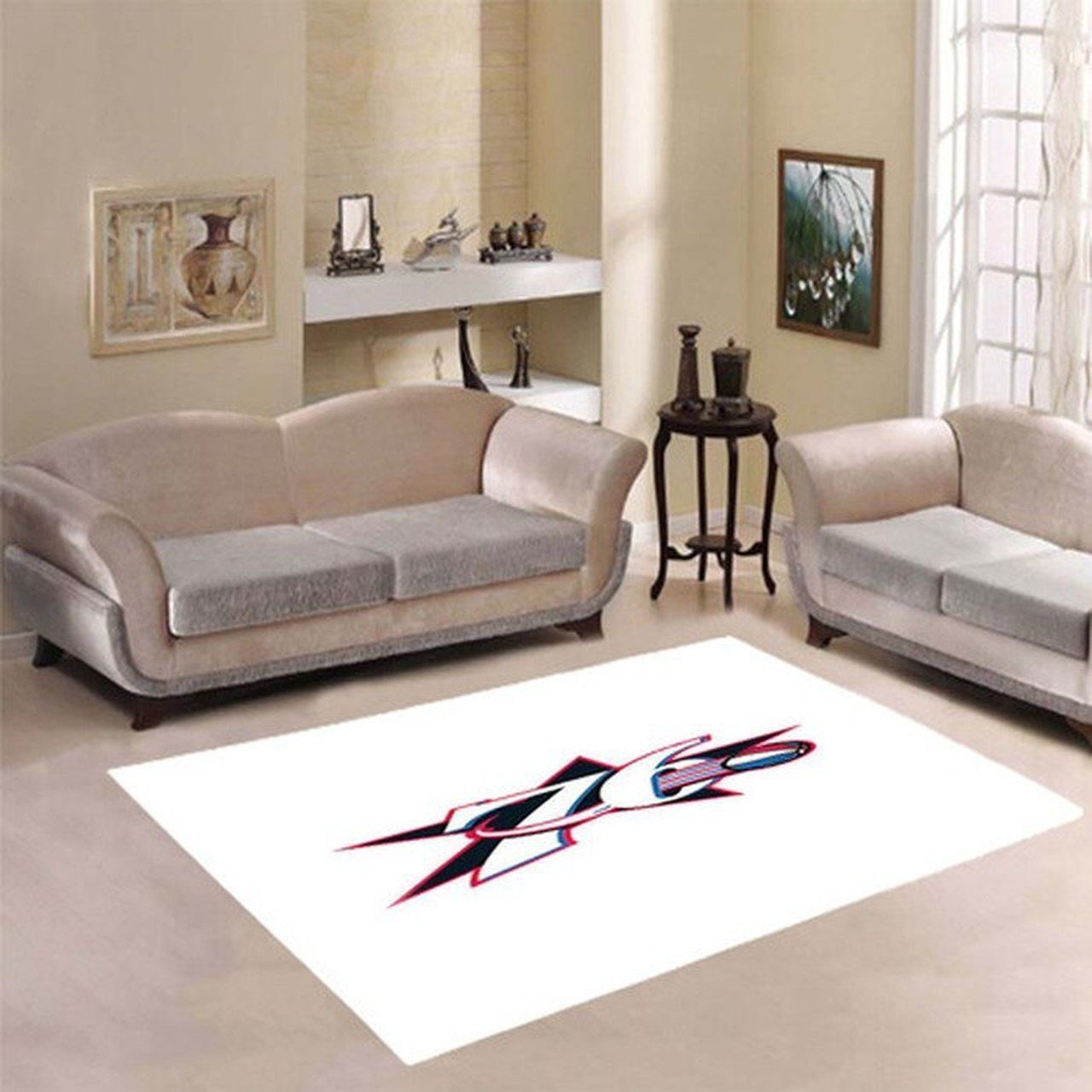 Amazon Philadelphia 76ers Living Room Area Rug