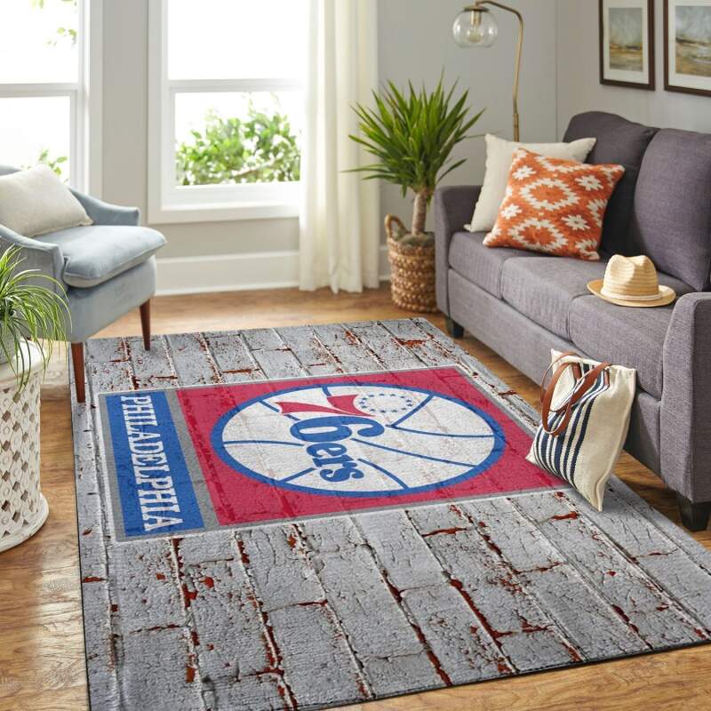 Amazon Philadelphia 76ers Living Room Area Rug