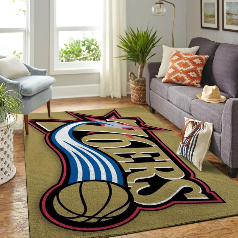 Amazon Philadelphia 76ers Living Room Area Rug