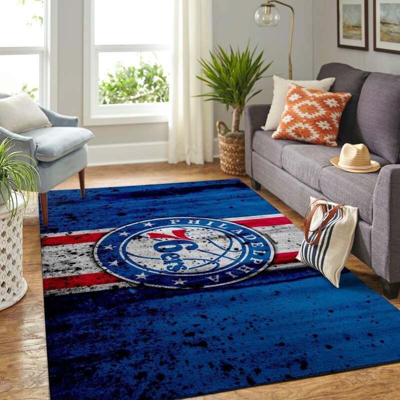 Amazon Philadelphia 76ers Living Room Area Rug