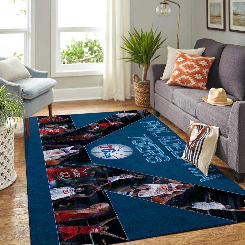 Amazon Philadelphia 76ers Living Room Area Rug