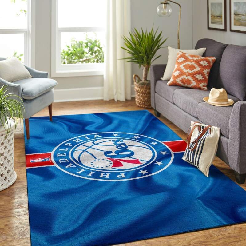Amazon Philadelphia 76ers Living Room Area Rug