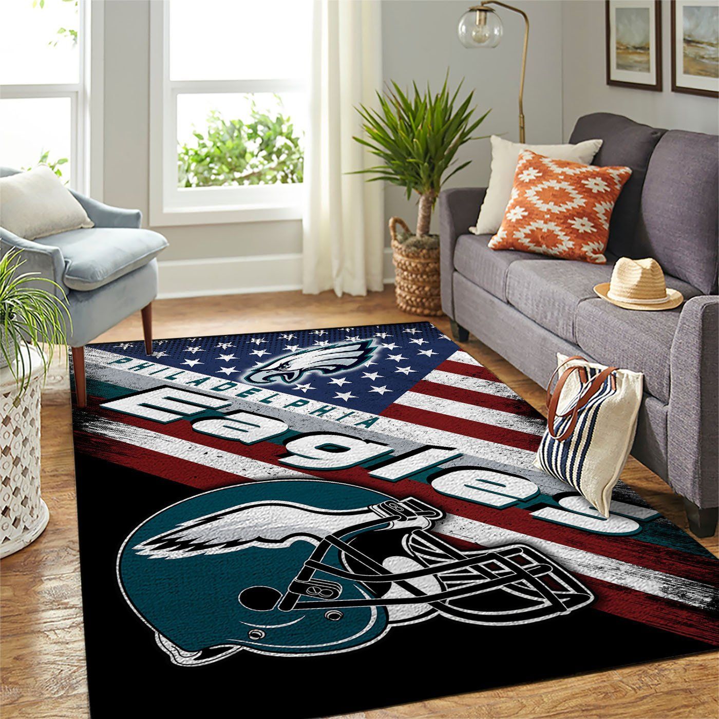 Amazon Philadelphia Eagles Living Room Area Rug