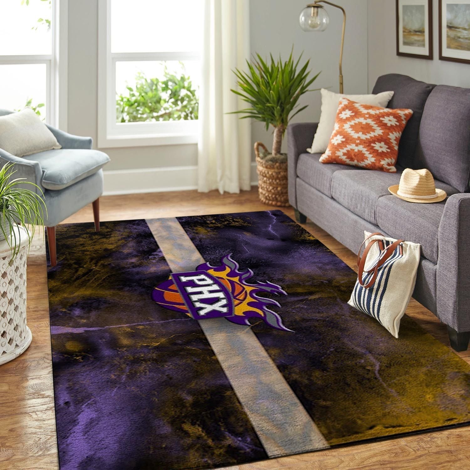 Amazon Phoenix Suns Living Room Area Rug