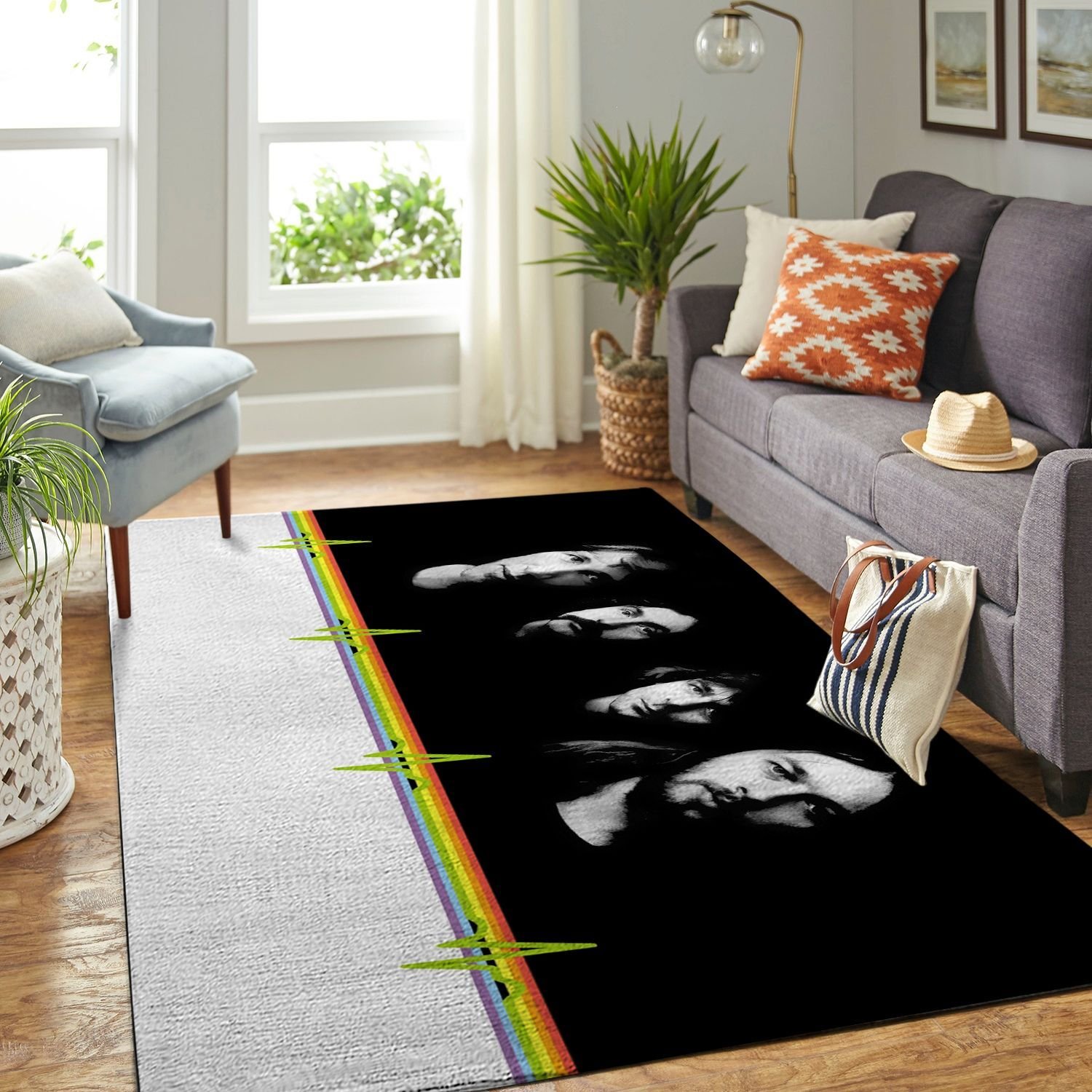 Amazon Pink Floyd-legend Band Living Room Area Rug
