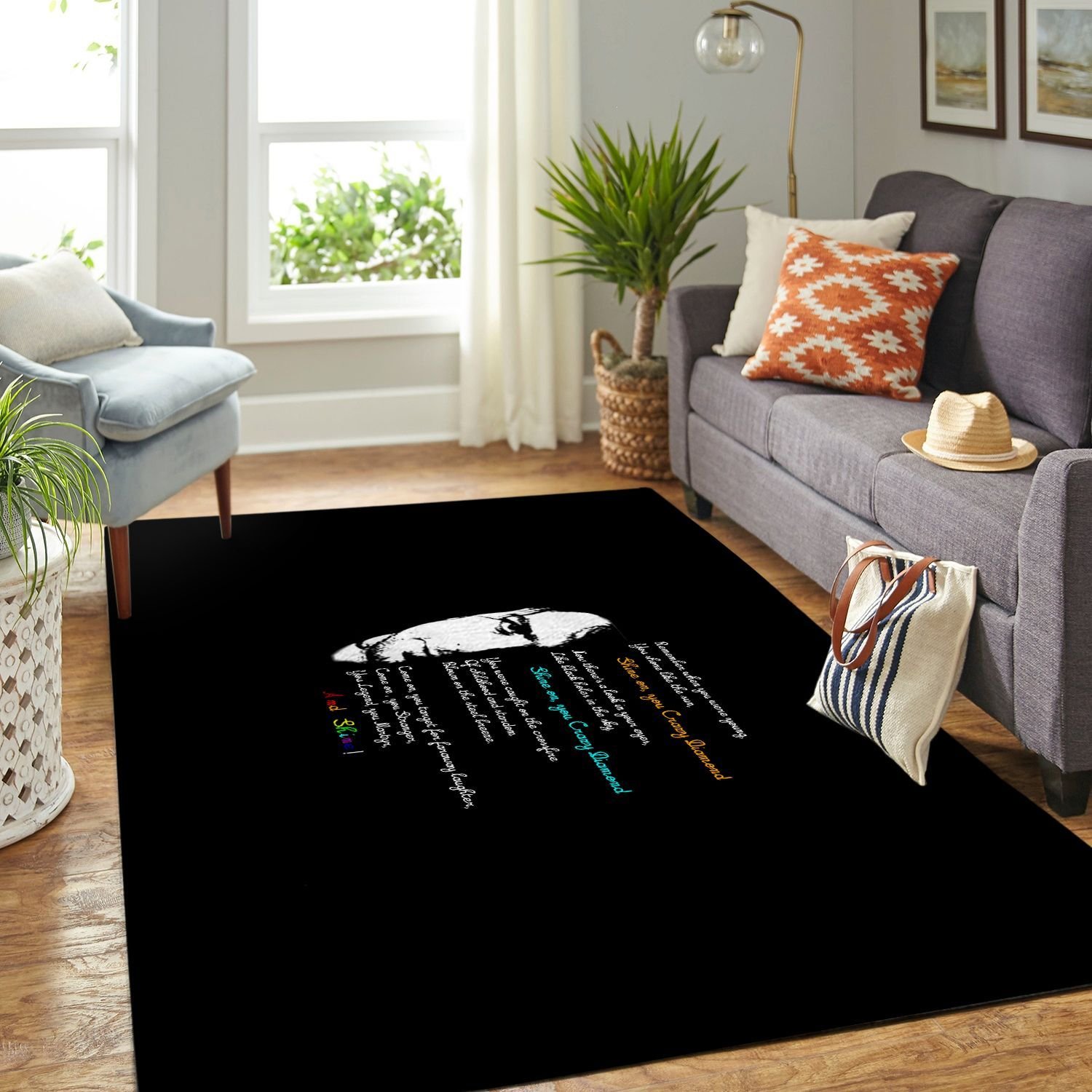 Amazon Pink Floyd-legend Band Living Room Area Rug