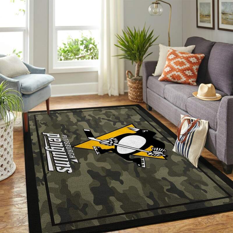 Amazon Pittsburgh Penguins Living Room Area Rug