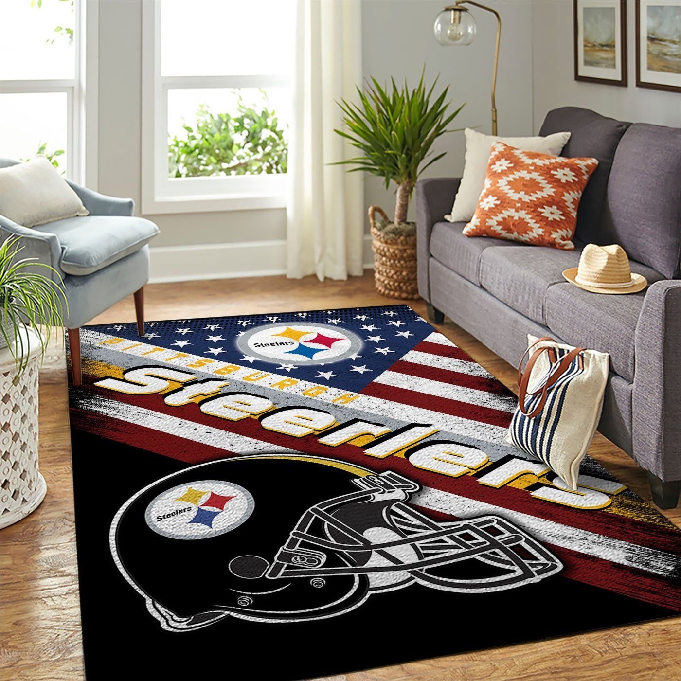 Amazon Pittsburgh Steelers Living Room Area Rug