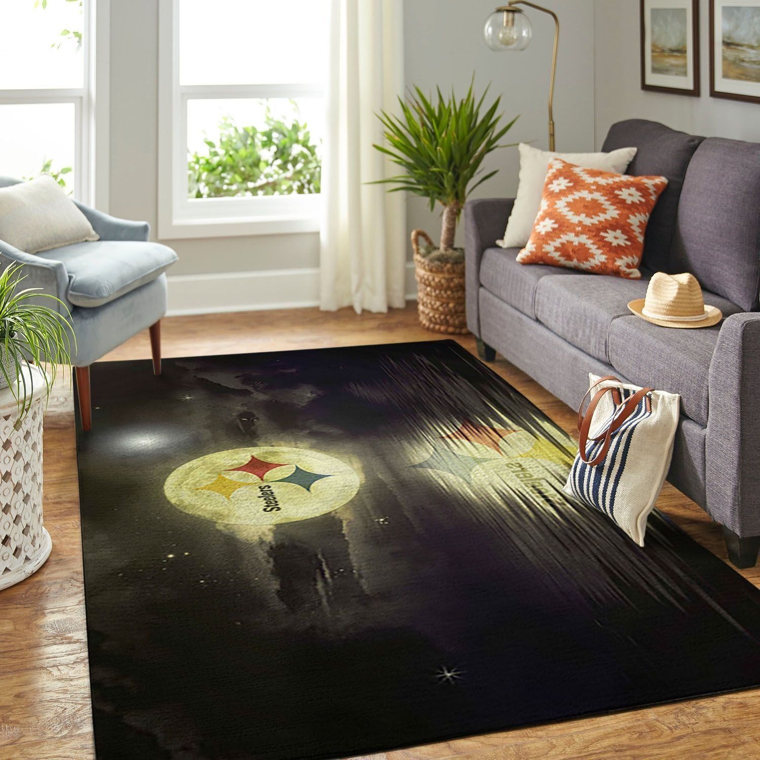 Amazon Pittsburgh Steelers Living Room Area Rug