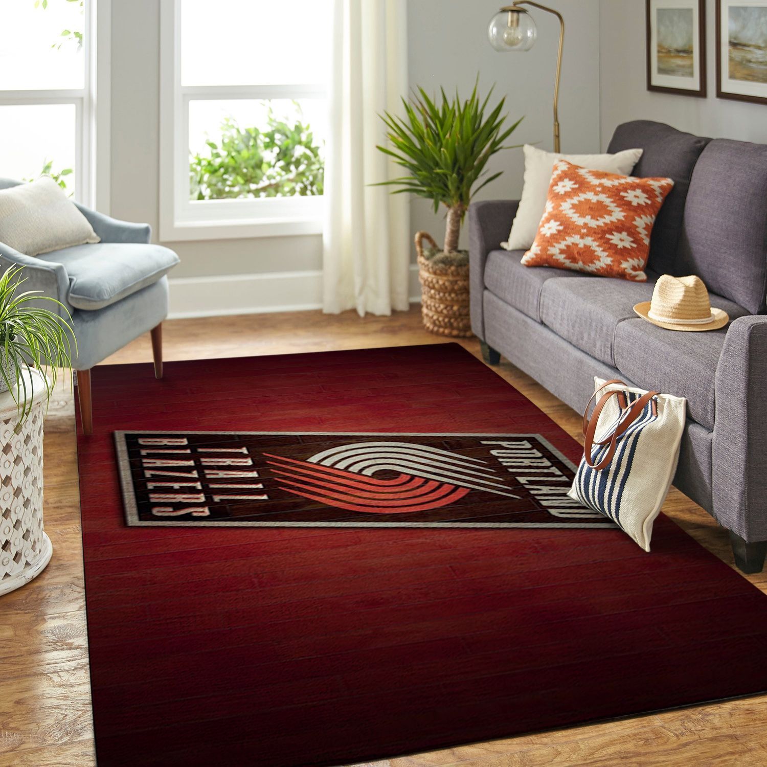 Amazon Portland Trail Blazers Living Room Area Rug