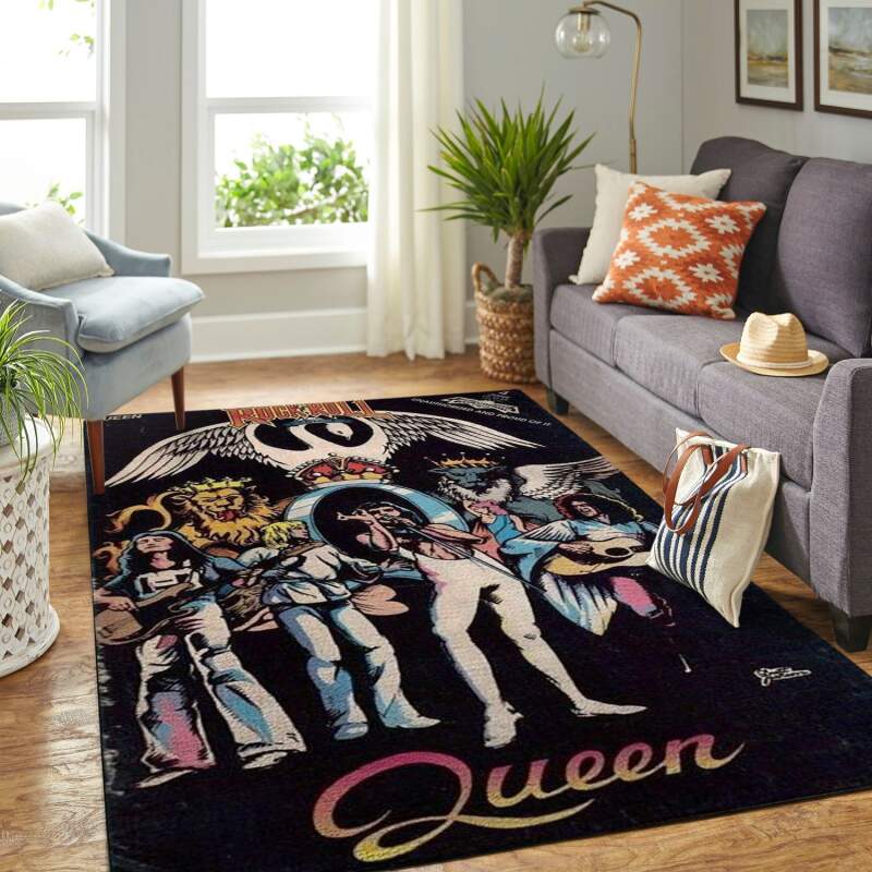 Amazon Queen Band Legend Living Room Area Rug 2 Amazon Queen Band Legend Living Room Area Rug