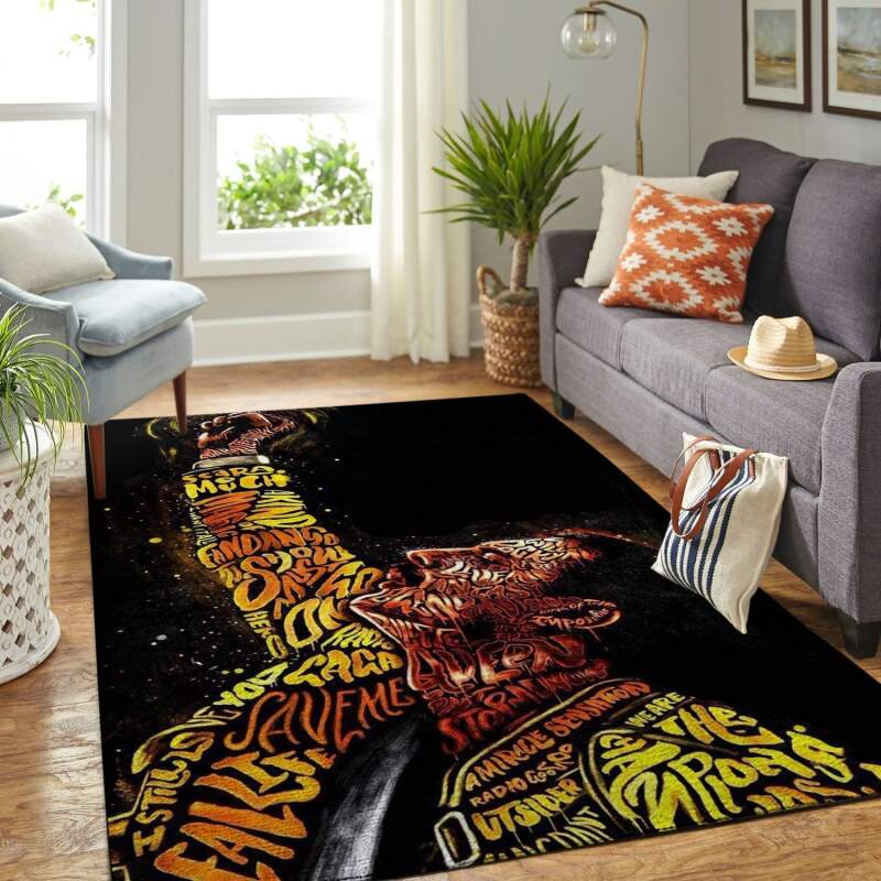 Amazon Queen Band Legend Living Room Area Rug