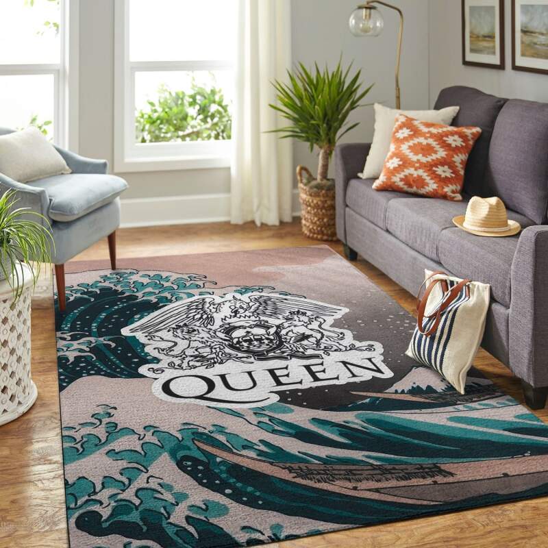 Amazon Queen Band Legend Living Room Area Rug 2 Amazon Queen Band Legend Living Room Area Rug