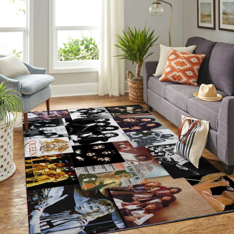 Amazon Queen Band Legend Living Room Area Rug