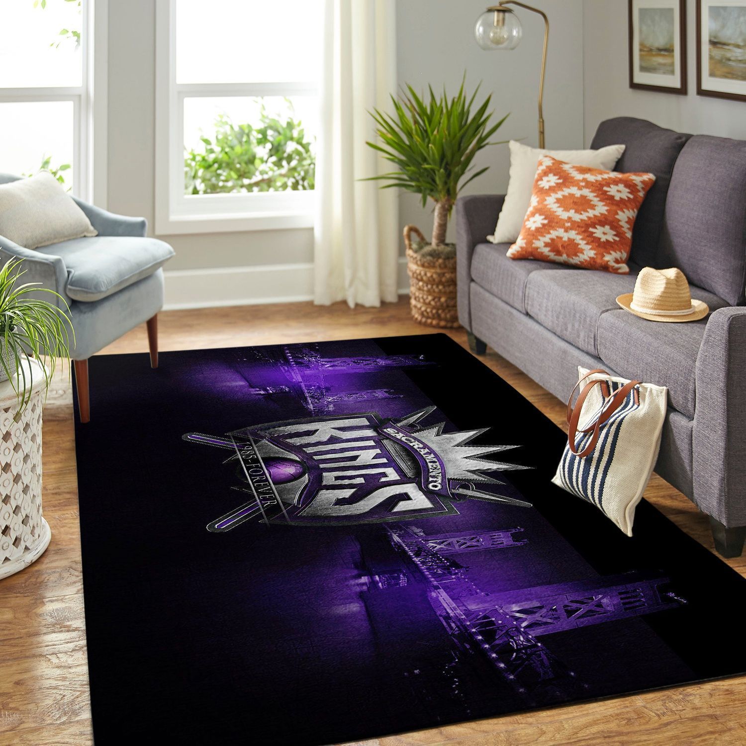 Amazon Sacramento Kings Living Room Area Rug