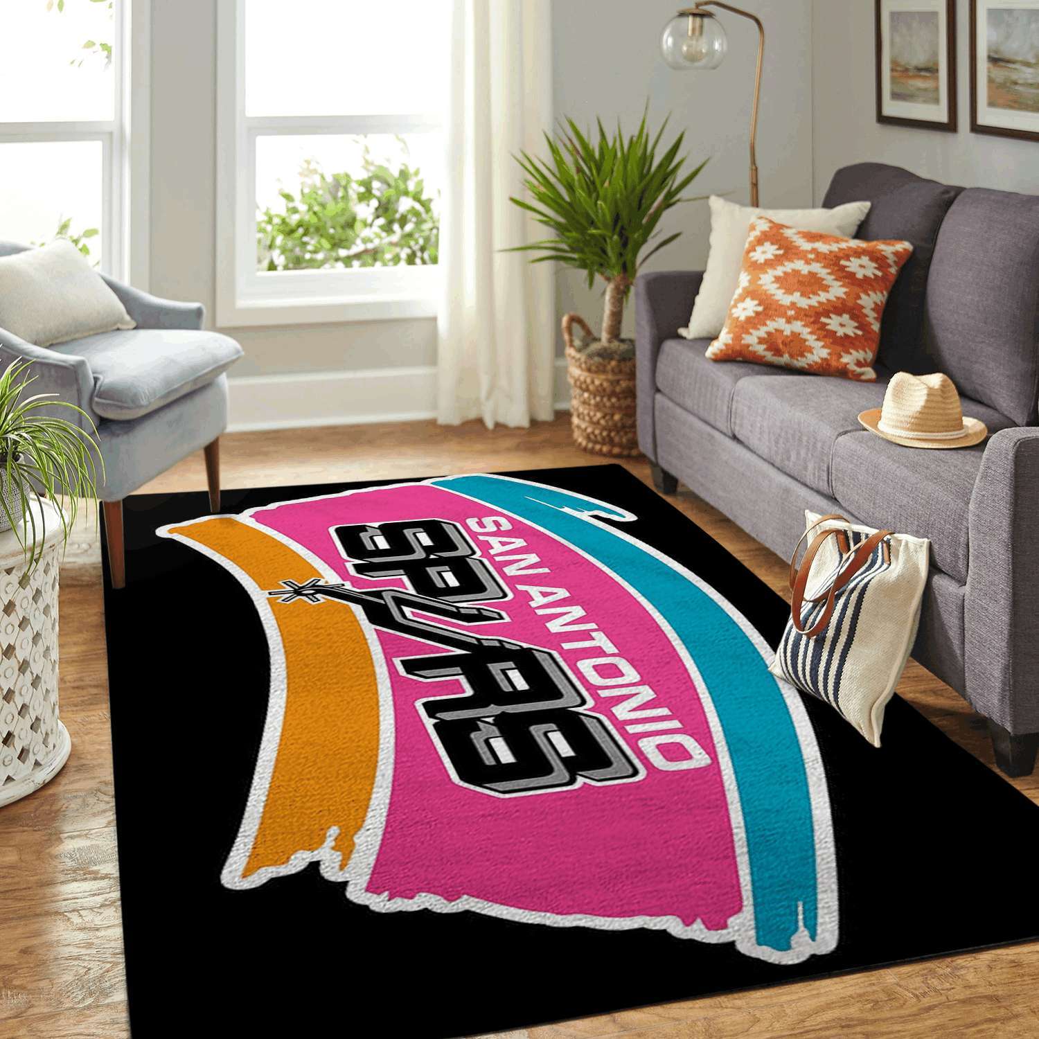 Amazon San Antonio Spurs Living Room Area Rug 1 Amazon San Antonio Spurs Living Room Area Rug
