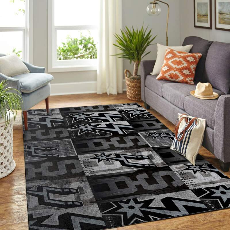 Amazon San Antonio Spurs Living Room Area Rug