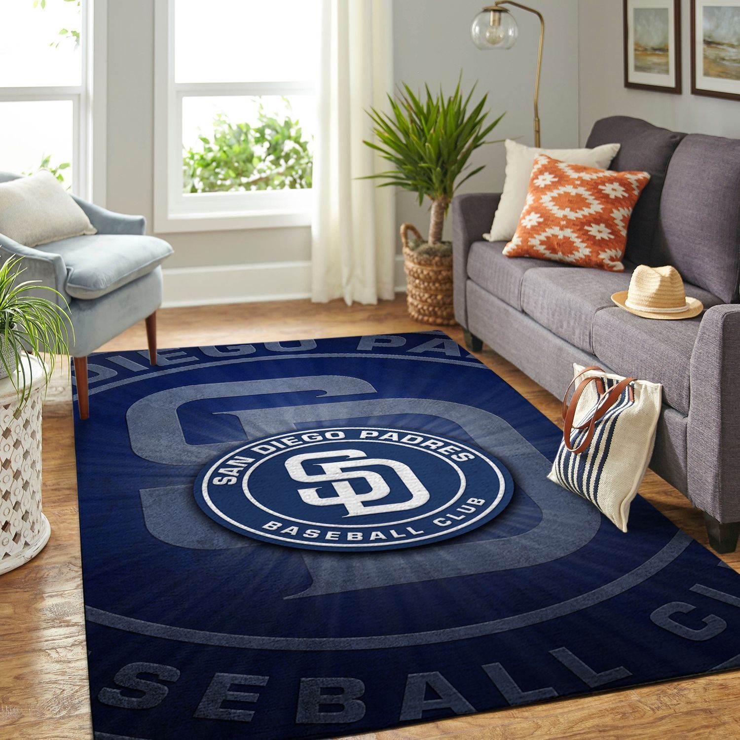 Amazon San Diego Padres Living Room Area Rug