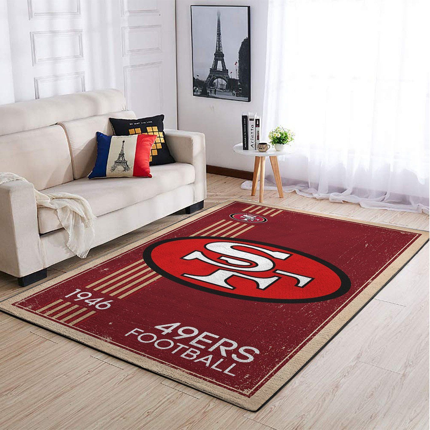 Amazon San Francisco 49ers Living Room Area Rug