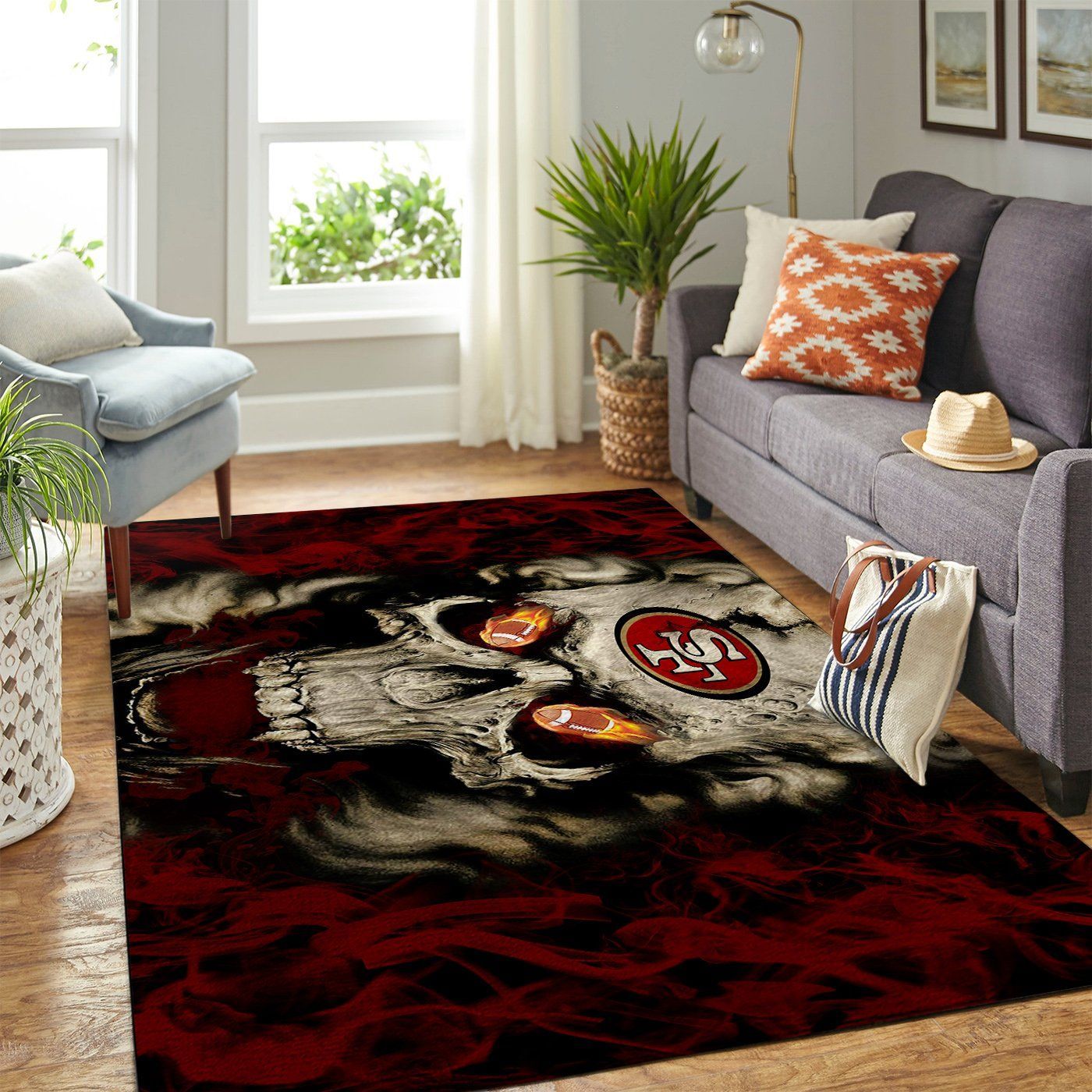 Amazon San Francisco 49ers Living Room Area Rug
