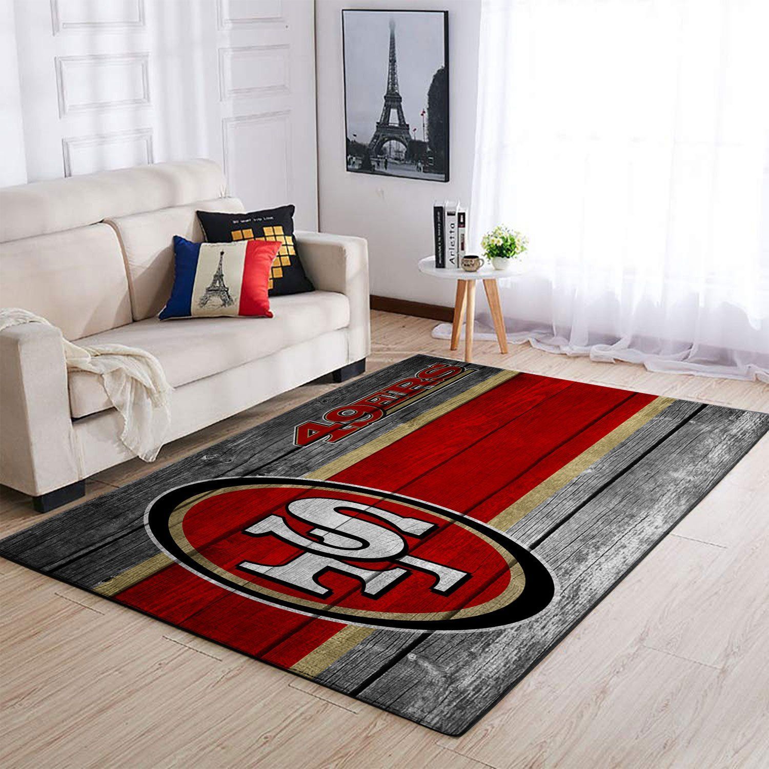Amazon San Francisco 49ers Living Room Area Rug
