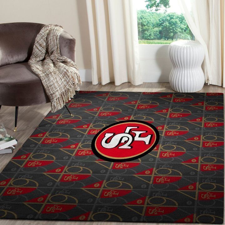 Amazon San Francisco 49ers Living Room Area Rug