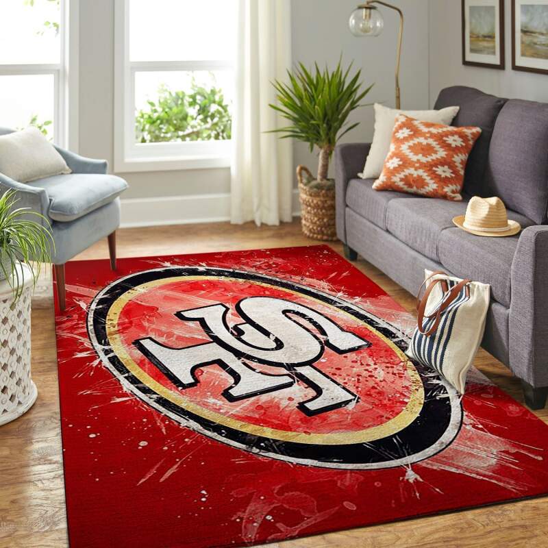 Amazon San Francisco 49ers Living Room Area Rug