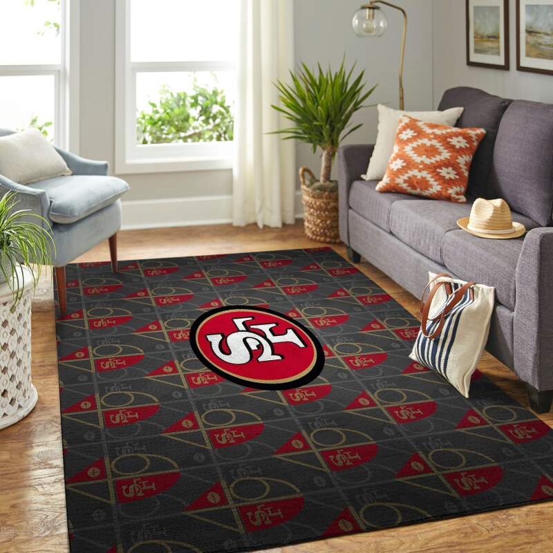 Amazon San Francisco 49ers Living Room Area Rug
